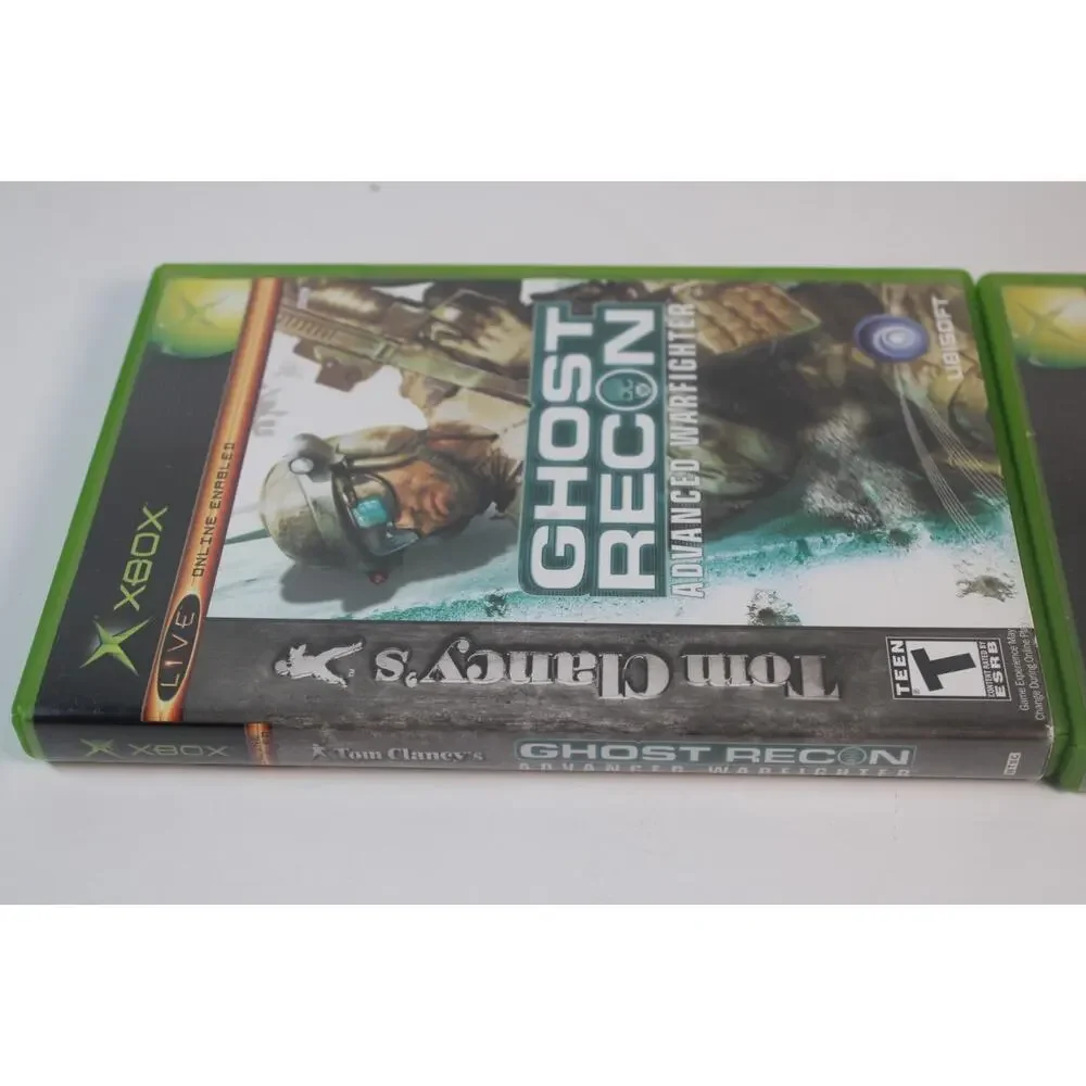 2 game bundle/lot: Ghost Recon 1 + Ghost Recon 2 (XBox) Complete, tested